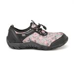 Tênis Esporte Pesca Track Air Mesh Rosa e Grafite Bad Fish