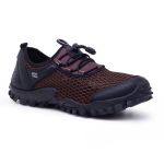 Tênis Masculino Esporte Pesca Track Air Mesh Marrom Bad Fish