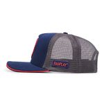 Boné Trucker Brasão Navy Blue Badplay