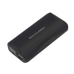 CARREGADOR PORTÁTIL POWER BANK C/ LED 4500MAH PRETO