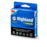 FITA ISOLANTE HIGHLAND 19MMX20M PRETA