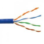 CABO LÓGICO CAT5E U/UTP 4P X 24AWG CMX AZUL