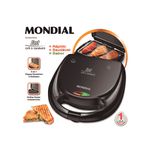 SANDUICHEIRA FAST GRILL E SANDWICH 127V