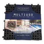 PISO MODULAR PRETO 30X30CM KIT COM 6 PEÇAS