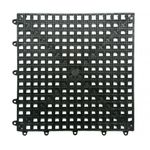 PISO MODULAR PRETO 30X30CM KIT COM 6 PEÇAS