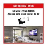 SUPORTE TV PLASMA/LCD 10 A 85 POLEGADAS PRETO