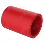 LUVA ELETRODUTO PVC SEM ROSCA VERMELHO 3/4"