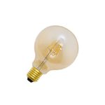 LÂMPADA LED MINI BALLON 4W ÂMBAR BIVOLT