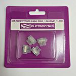 KIT CONECTORES PARA ELETROFITA SOM/ ALARME / LEDS