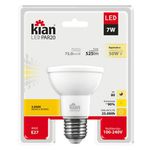 LAMPADA LED PAR20 7W 3000K BIVOLT