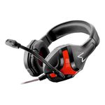  FONE DE OUVIDO HEADSET GAMER WARRIOR HARVE P2 STEREO PRETO/VERMELHO