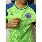 Camisa Aquecimento Bahia Verde Feminina