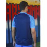 Camisa Masculina Recorte Mangas 2022 Bahia Azul Royal 