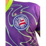 Camisa Masculina Goleiro 3 2024 Sem Patrocinio Bahia Roxa