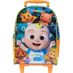 Mochila Escolar com Rodinhas Coco Melon - Disney Kids