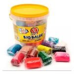 Big Balde Massinha Acrilex c/ 30 Massas - 1,5kg - Cores Vibrantes