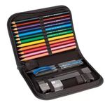 Estojo Nylon Ziper Cosmic 18 Peças - Faber Castell