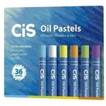 Estojo Giz Pastel Oleoso 36 Cores Cis Oil Pastels