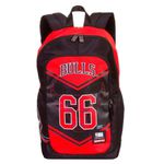 Mochila Sestini NBA Magic Chicago Bulls Preto e Vermelho - Sestini