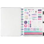 Caderno Inteligente Grande Lets Glitter Silver