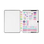 Caderno Inteligente Médio Lets Glitter Neon Black