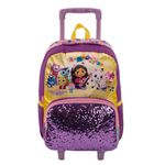 Mochila Gabby Fadas Com Rodas Infantil Grande