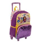 Mochila Gabby Fadas Com Rodas Infantil Grande