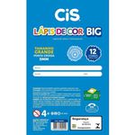 LAPIS DE COR 12 CORES BIG JUMBO CIS