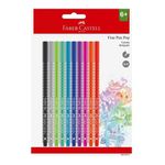 Caneta Ponta Fina Fine Pen Pop - 10 Cores Faber-Castell