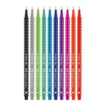 Caneta Ponta Fina Fine Pen Pop - 10 Cores Faber-Castell