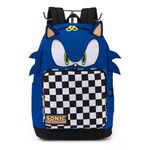 Mochila Escolar Sonic Azul - Luxcel