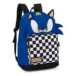 Mochila Escolar Sonic Azul - Luxcel