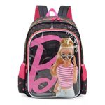  Mochila Infantil Barbie c/ Led Luxcel 