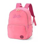 Mochila Pelúcia Barbie Luxcel - Cor Pink