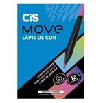  Lápis de Cor CIS 12 Cor - Linha Move