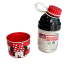  Garrafa Minnie 360ml com Compartimento - Plasutil