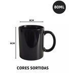 Jogo de Canecas de Cerâmica 80ml Rocie Kook - 6 Unidades