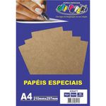 Papel Kraft Natural 180g Off Paper - 50 Folhas