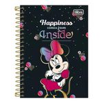 Caderno 1 matéria Minnie Connect Tilibra 