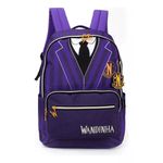 Mochila nfantil Wandinha Roxa Luxcel