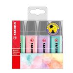 Marca Texto Boss c/ 4 Cores Stabilo