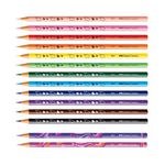 Kit Lápis de Cor 12 Cores + 2 Lápis Unicórnio Faber-Castell