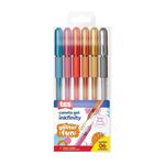 Caneta Gel Tris Inkfinity Glitter C/ 6 Fun