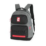 Mochila Juvenil Up4You Cinza Luxcel