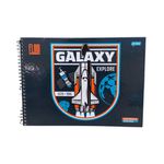 Caderno Espiral Capa Dura Cartografia Milimetrado Flow 80 Folhas Jandaia