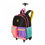 Mochila C/ Rodinhas FemCapricho Contrast PT/RS Sestini
