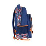 Mochila Escolar Hot Wheels Azul Luxcel