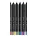 EcoLápis Supersoft C/12 Cores Metálicas Faber Castell