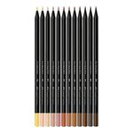  Lápis de Cor 12 Cores Soft Tons Pele Faber Castell 