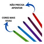 Lápis de Cor 24 Cores Color Peps Infinity Maped
